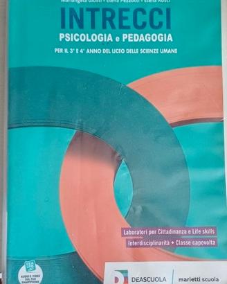 Libro Intrecci - Psicologia e Pedagogia 3° e 4° a.