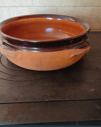 pentola coccio pugliese cm33x11altezza 