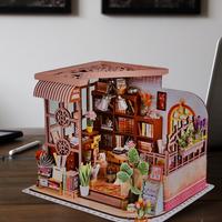 Book Nook Miniatura Libreria