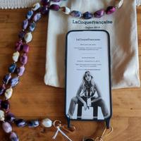 Cordino, collana, catena in pietre porta cellulare