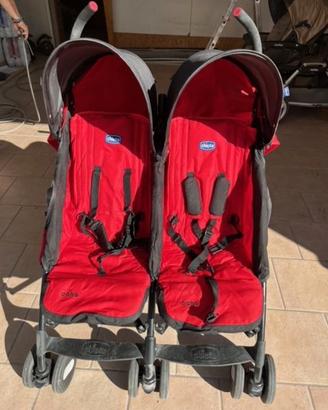 Passeggino doppio Chicco usato poco e ben tenuto