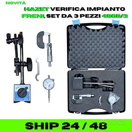 HAZET VERIFICA IMPIANTO FRENI, SET DA 496013