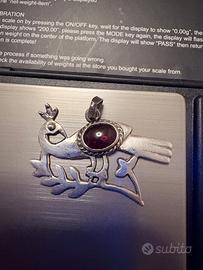 Ciondolo in Argento 925 e granato