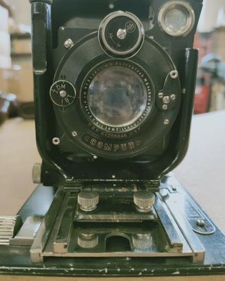 Macchina Fotografica vintage Compur Pieghevole