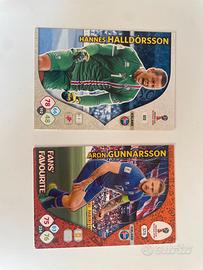 Lotto 2 Carte Panini Islanda Russia 2018