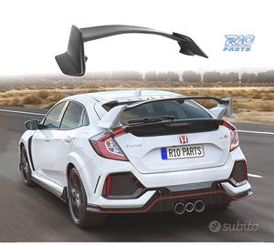 SPOILER ALERON HONDA CIVIC HATCHBACK 16-20 LOOK TY