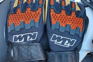 guanti misto pelle Ktm