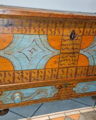 Antica Cassa Austriaca 1600 Originale