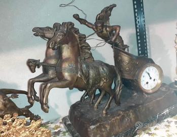 Antico orologio pendola parigina biga