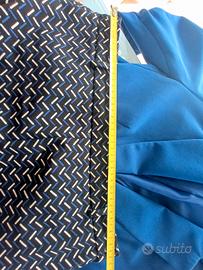 completo pantalone blu elettrico 