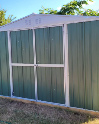 Box giardino lamiera zincata 327x155cm verde