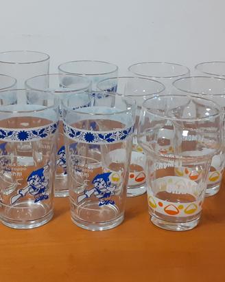 Bicchieri pubblicitari Oransoda Fabbri Cynar
