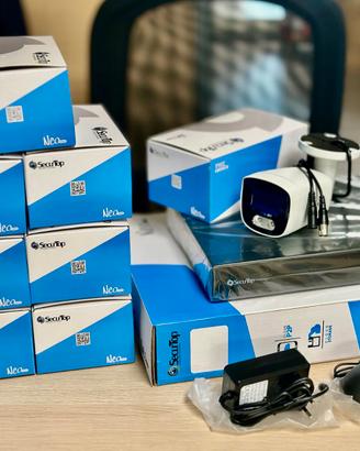 Kit videosorveglianza 8 telecamere + registratore