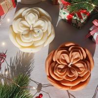 Candela Decorazioni Natalizie Fiori