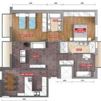 Accurato trilocale centrale Caronno Varesino