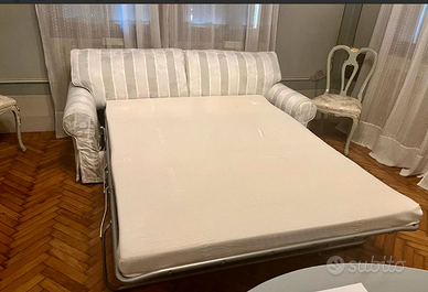 POLTRONE&SOFA'raffinatoDIVANOlettoMATRIMONIALEseta