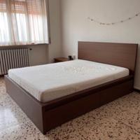 Letto matrimonia ikea malm con cassettoni+materass