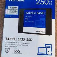 Hard Disk WD SSD da 250gb nuovi da 2,5"