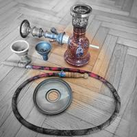 Titolo
Narghilè orientale artigianale in vetro dec