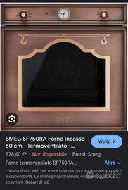 Forno piano cottura SMEG