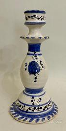 Portacandele vintage in ceramica