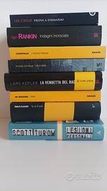 Lotto 8 libri gialli buone condizioni.