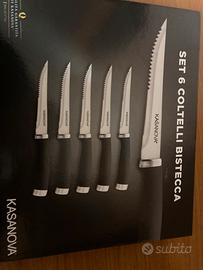 Set sei coltelli da bistecca kasanova
