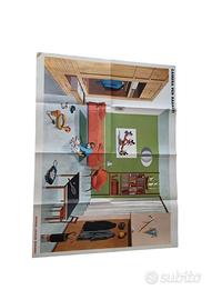 Rarissimo poster scolastico didattico vintage