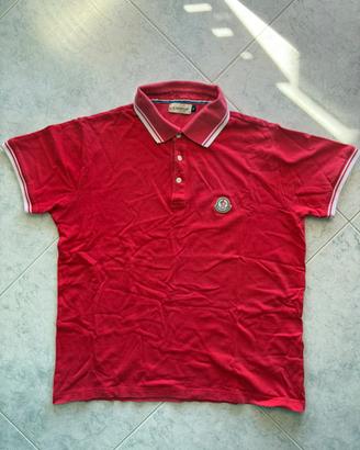 Polo Moncler Uomo XL Rosso vintage 90s