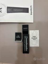 Cinturino Moonswatch originale per MOON..Mai usato