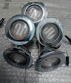 Set 5 Faretti da incasso Imperia Come Nuovo 