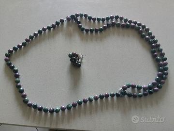 collana e anello pietra tormalina