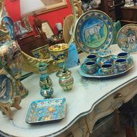 Lotto stile bizantino Ceramiche artistiche Deruta 