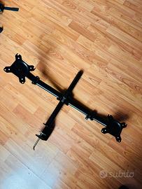 Supporto doppio monitor per scrivania