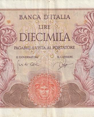 LOTTO 3 BANCONOTE 10 MILA LIRE Serie Michelangelo