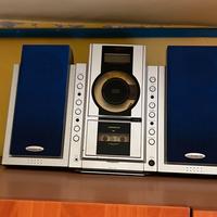 Stereo vintage  Eurosound lettore cd e cassette