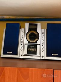 Stereo vintage  Eurosound lettore cd e cassette