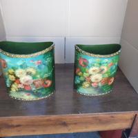 Vasi legno antico diverse misure