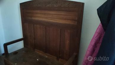 cassapanca fatta a mano 