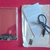 ADATTATORE per HD SSD attacco USB tipo C NUOVO
