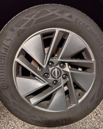 Cerchi in lega 17" + gomme per Nissan Qashqai 