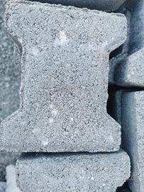 Betonelle autobloccanti a doppia T colore grigio