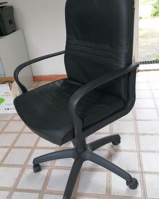 Poltroncina da ufficio con rotelle