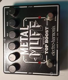 ELECTRO-HARMONIX METAL MUFF WITH TOP BOOST