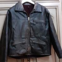 giacca uomo vera pelle vintage tg50