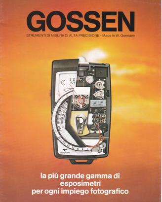 Esposimetri Gossen - Sekonic