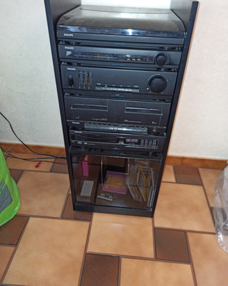Stereo Philips con mobile e casse