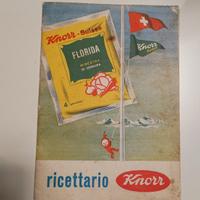 Ricettario Knore anni'60