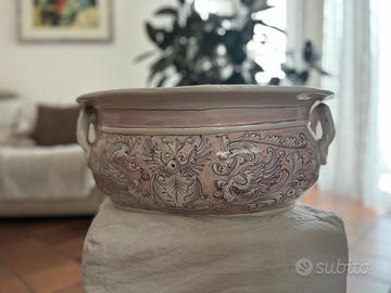 Vaso ceramica fiorentina