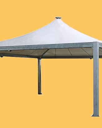 Gazebo Tensostruttura MT 10 x 10 Nuovo Certificato